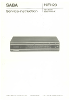 Saba 8060 - Service Manual